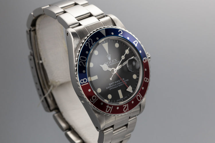 1983 Rolex GMT-Master 16750 "Pepsi"