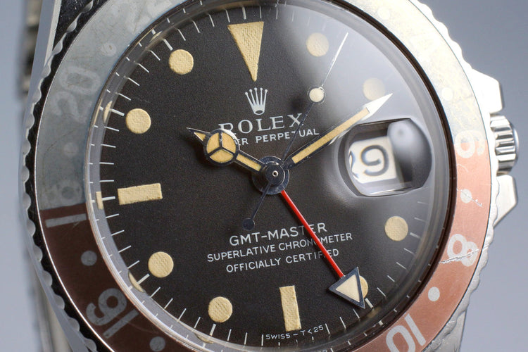 1968 Rolex GMT 1675 Mark I Dial