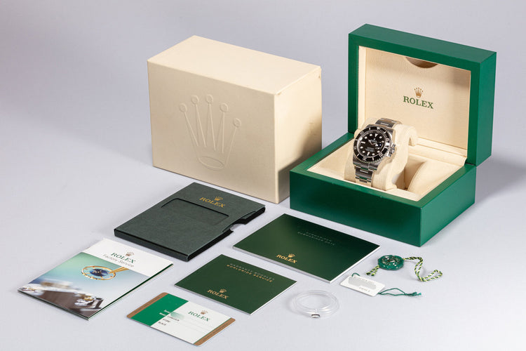 Stickered 2016 Rolex Ceramic Submariner 116610LN with Box and Card