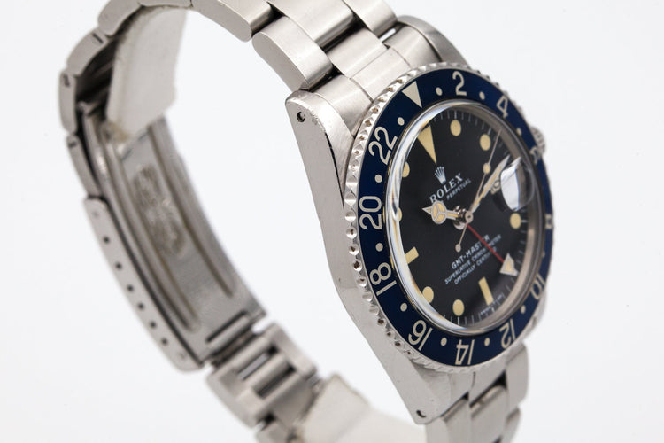 1977 Rolex GMT 1675 Blueberry