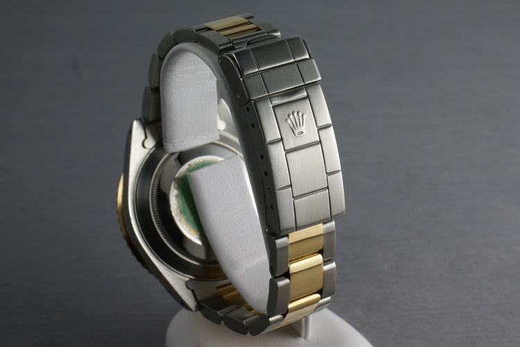 Rolex Submariner 18K/SS 16613 with Slate Serti Dial