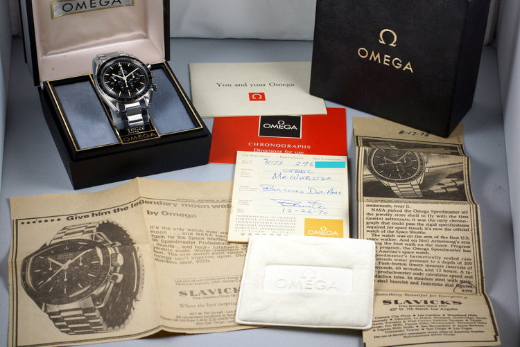 1969 Omega Speedmaster 145.022 Calibre 861 with Box and Papers