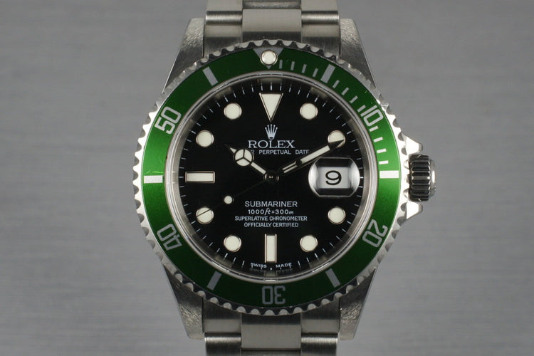 2005 Rolex Submariner 16610V with Box and Papers