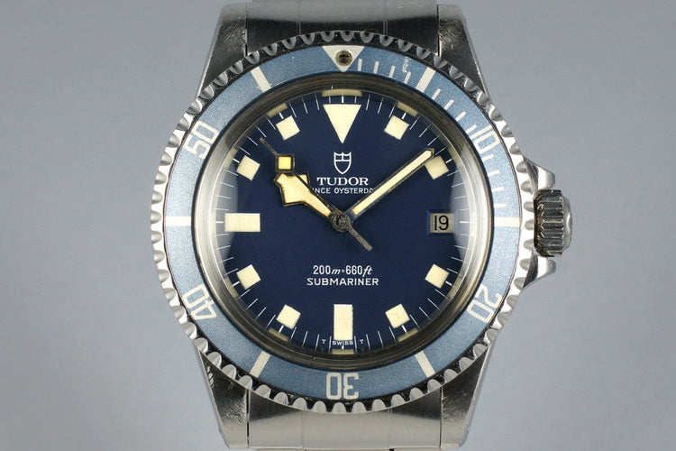 1981 Tudor Submariner 94110 Blue Snowflake