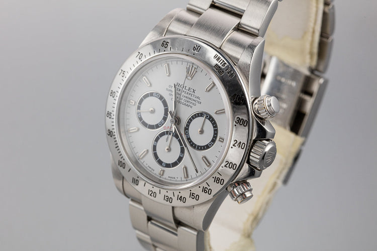 1995 Rolex Zenith Daytona 16520 White Dial