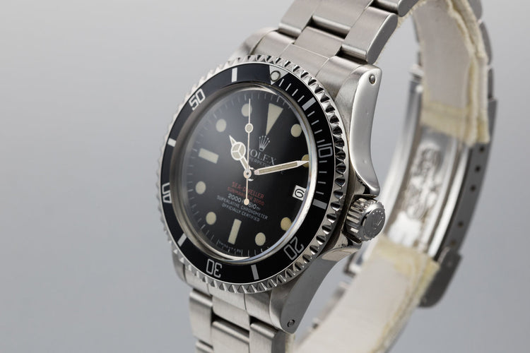 1975 Rolex Double Red Sea-Dweller 1665 MK IV Dial