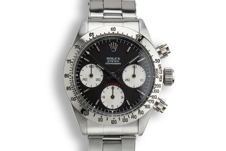 1976 Rolex Daytona 6265 with Black Service Dial