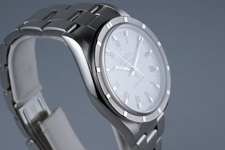 2001 Rolex Air-King 14010M White Roman Dial