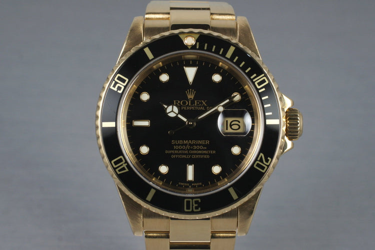 2003 Rolex 18K Submariner 16618