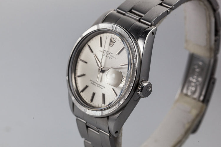 1963 Rolex Date 1500 with Service Papers