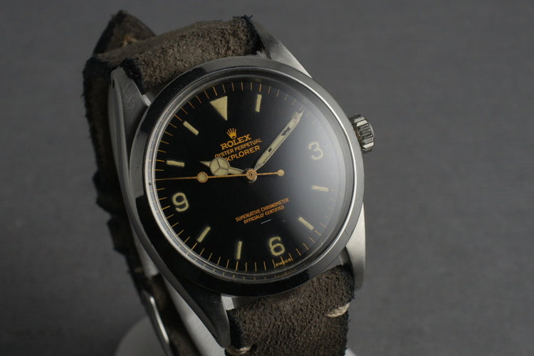 1963 Rolex Explorer 1 1016 with Gilt Underline Dial