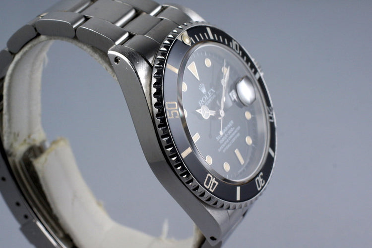 1990 Rolex Submariner 16610