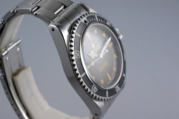 1965 Rolex Submariner 5513 Tropical Glossy Gilt Dial