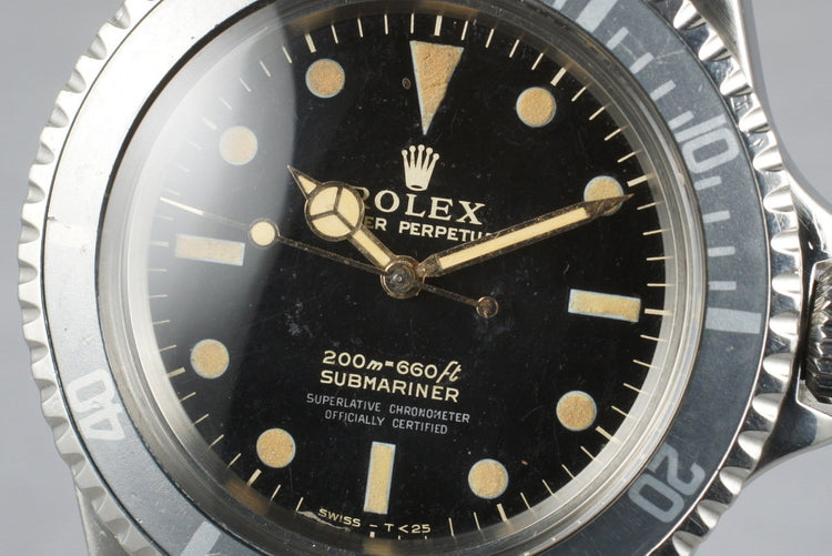 1964 Rolex Submariner 5512 with Glossy Gilt 4 Line Dial
