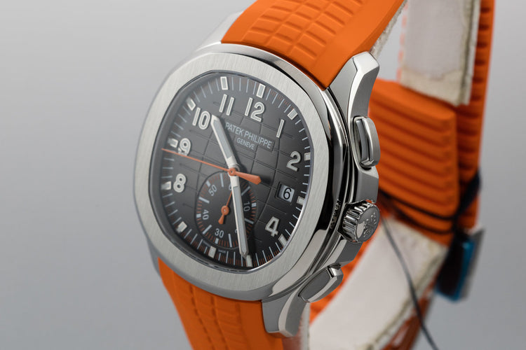 Mint 2018 Patek Philippe Aquanaut 5968A with Box and Papers