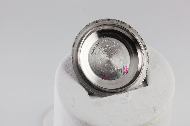 1979 Rolex Two Tone GMT 1675 Black Nipple Dial