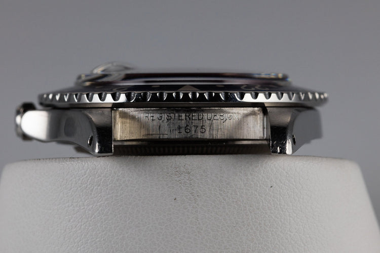 1970 Rolex GMT-Master 1675 "Pepsi" Bezel Insert