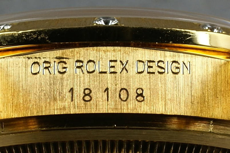 President 18108 bark finish with Factory Bark Diamond Bezel