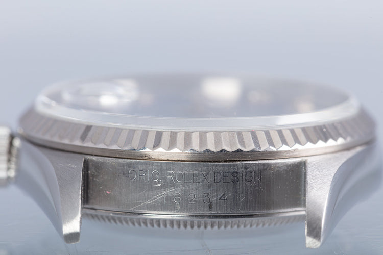 1996 Rolex Datejust 16234 Blue Sodalite Diamond Dial