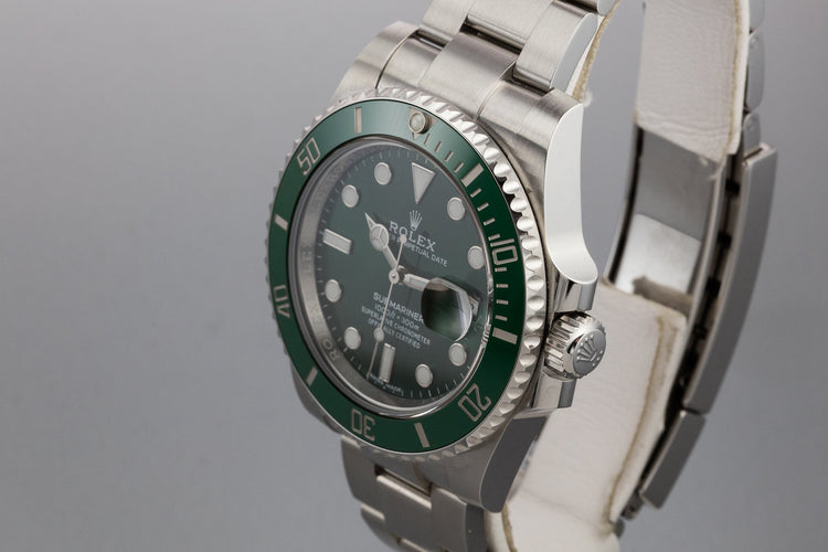 2018 Rolex Green Submariner "Hulk" 116610LV with Box and Papers