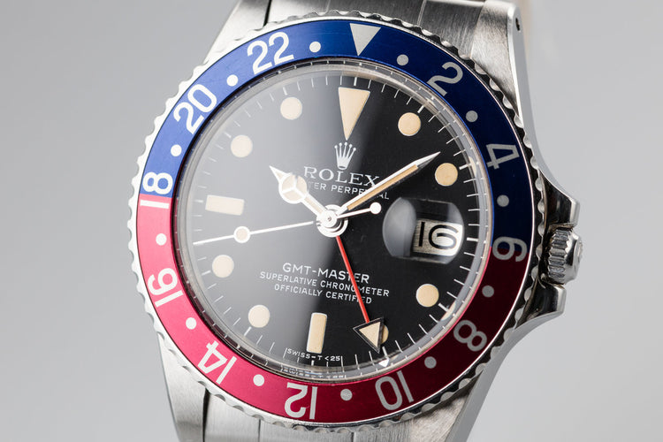 1977 Rolex GMT-Master 1675 "Pepsi" with Box and Booklets