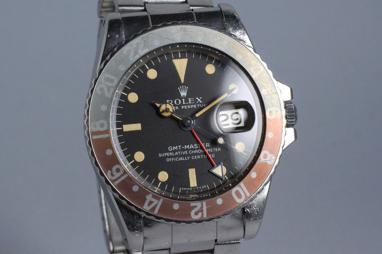 1968 Rolex GMT 1675 Mark I Dial