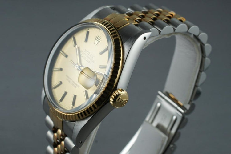 1986 Rolex Two Tone Datejust 16013