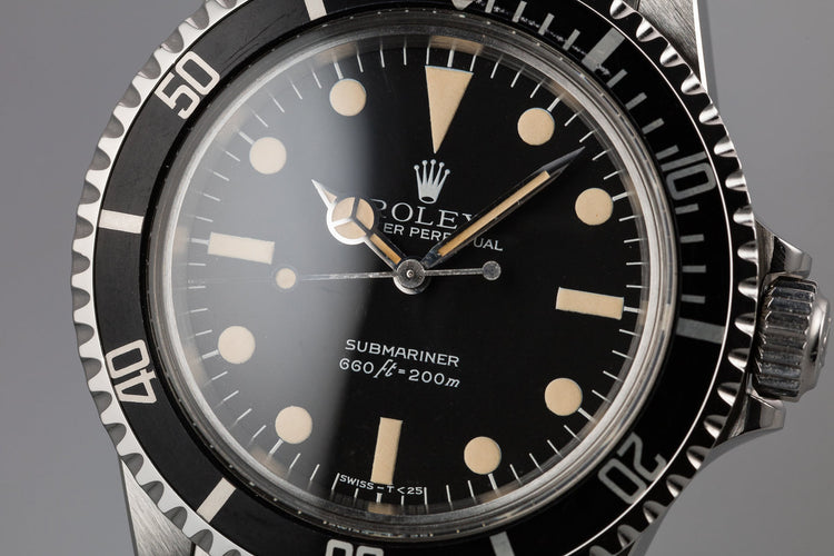 1979 Rolex Submariner 5513 with Mk 3 "Lollipop" Maxi Dial