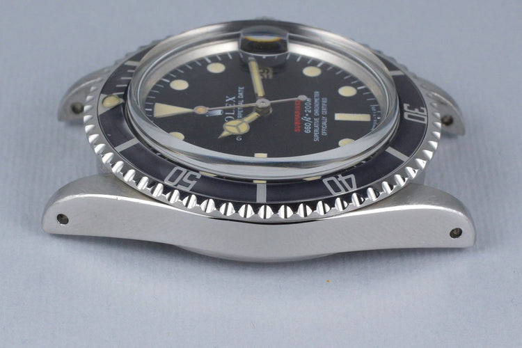 1972 Rolex Red Submariner 1680 Mark IV Dial