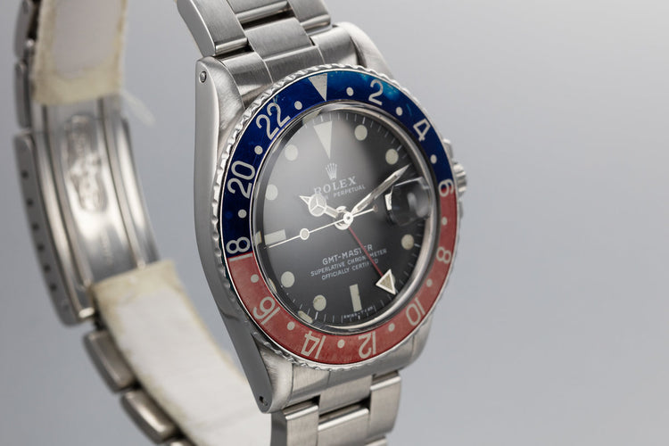 1971 Rolex GMT-Master 1675 with "Pepsi" Bezel
