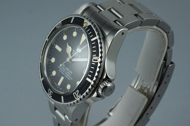 1978 Rolex Sea Dweller 1665 Mark I Dial with Box and Papers