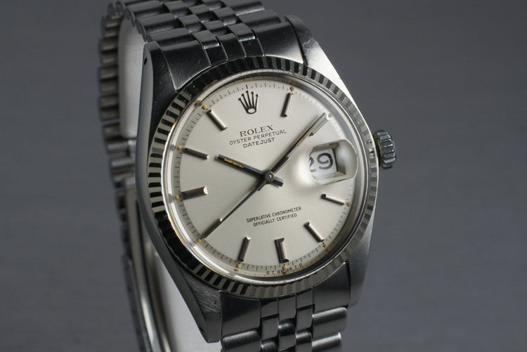 1973 Rolex DateJust 1601 Silver Sigma Dial