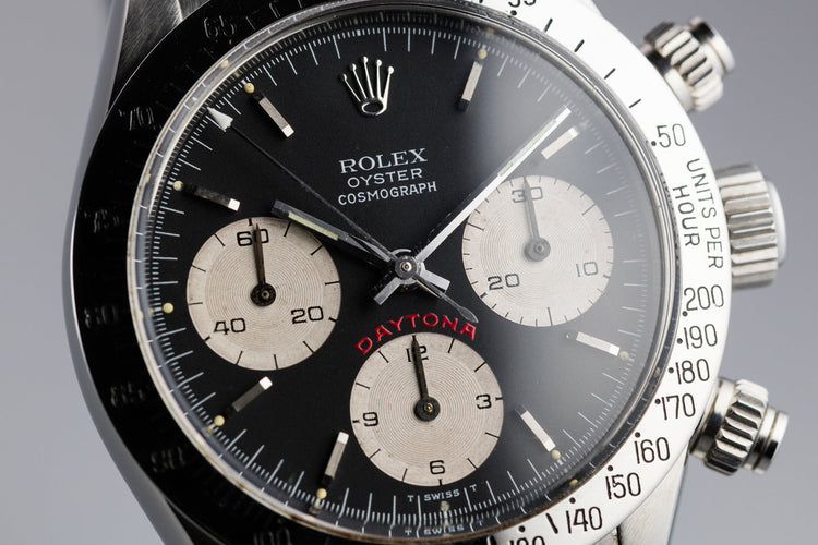 1979 Rolex Daytona 6265 with "Big Red" Black Dial with Box and Papers