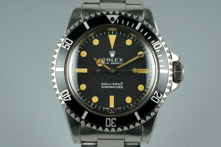 1968 Rolex Submariner 5513 Meters First