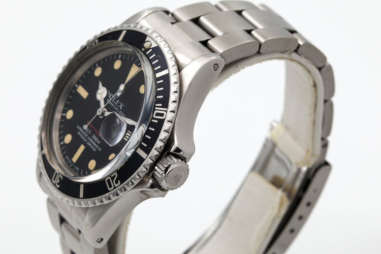 1971 Rolex Red Submariner Mark V Dial with Box