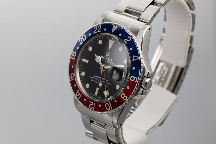 1970 Rolex GMT-Master 1675 "Pepsi" with Box and Papers