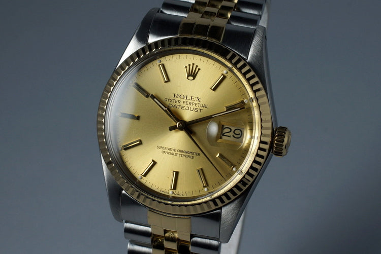 1985 Rolex Two Tone DateJust 16013