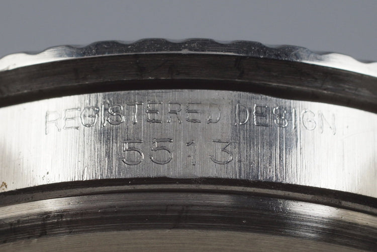 1965 Rolex Submariner 5513 Serif Dial