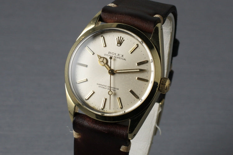 1967 Rolex Gold Shell Oyster Perpetual 1024