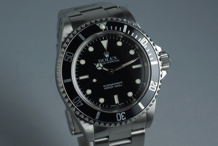2001 Rolex Submariner 14060M