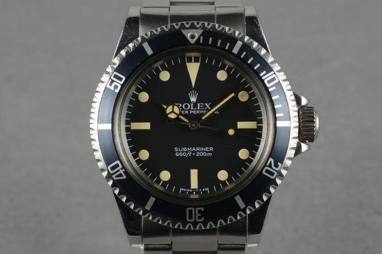 1981 Rolex Submariner 5513 with Maxi Mark V Dial