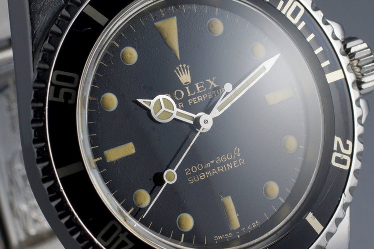 1965 Rolex Submariner 5513 with Glossy Gilt Dial
