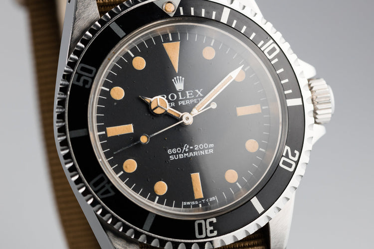 1970 Rolex Submariner 5513 with Serif Dial