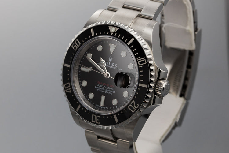 2017 Rolex Red Sea-Dweller 126600 with Box and Papers