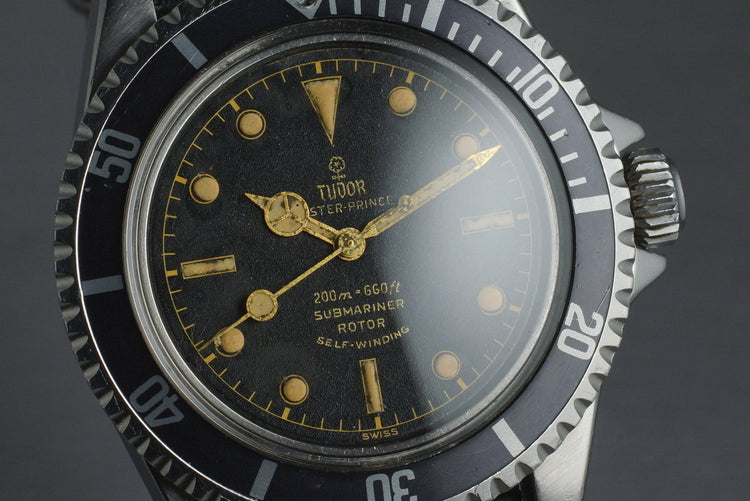 1963 Tudor Submariner 7928 PCG Gilt Chapter Ring Dial