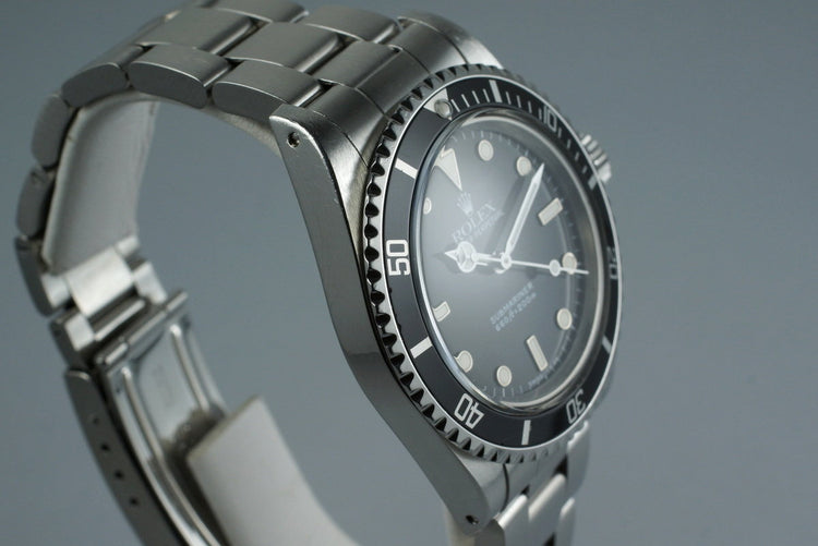 1987 Rolex Submariner 5513 with Box and Papers