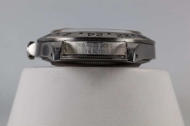 1995 Rolex Explorer II 16570 with Black Dial