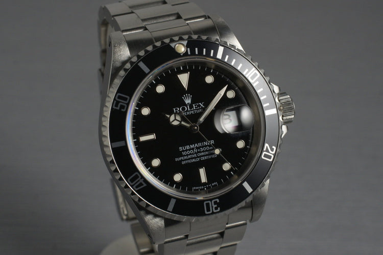 1991 Rolex Submariner 16610