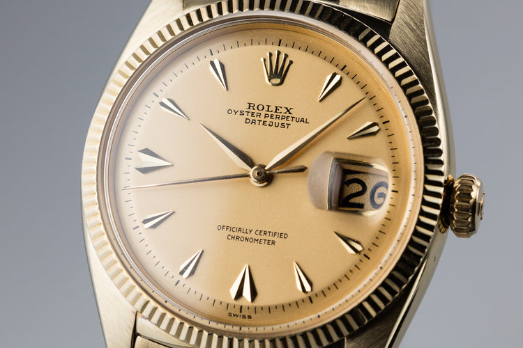 1965 Rolex 18K YG DateJust 6305