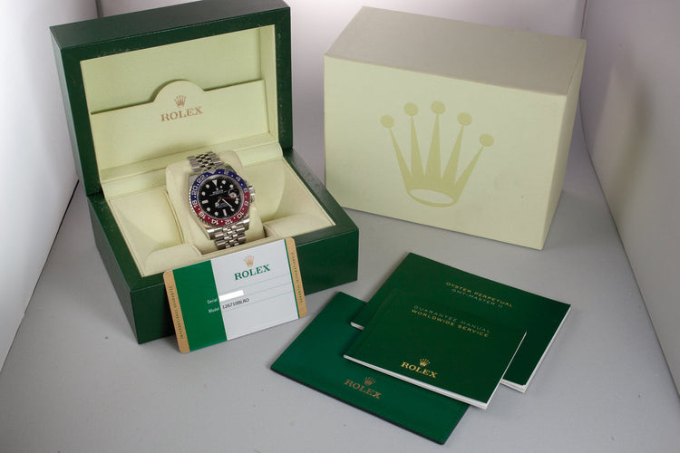 2018 Rolex GMT-Master II 126710 BLRO MK I "Violet" Bezel with Box and Papers